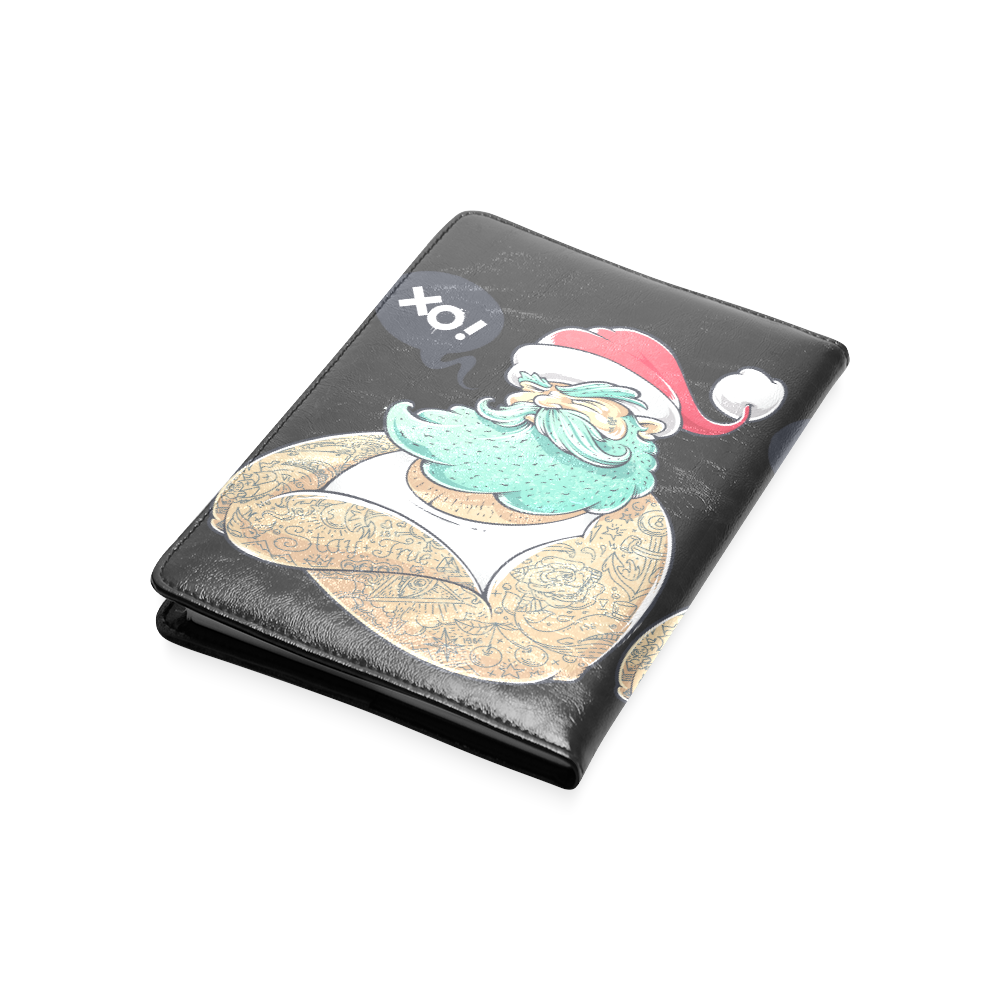 Hipster Santa Claus, Christmas Custom NoteBook A5