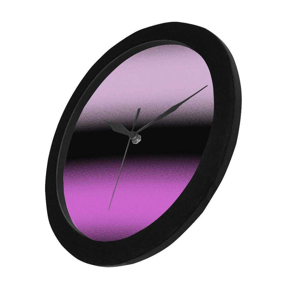 Night Pink Circular Plastic Wall clock