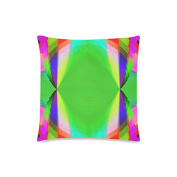 Multicolor Shimmering Fractal Design Custom Zippered Pillow Case 18"x18"(Twin Sides)