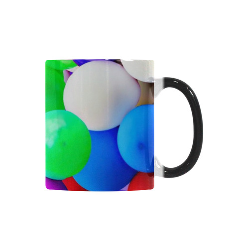 Celebrate with balloons 1 Custom Morphing Mug