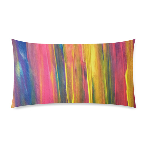 sunset flame Rectangle Pillow Case 20"x36"(Twin Sides)