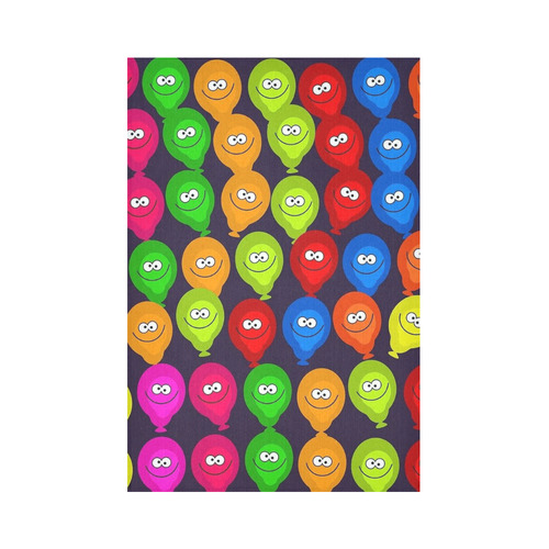 Funny balloons Cotton Linen Wall Tapestry 60"x 90"
