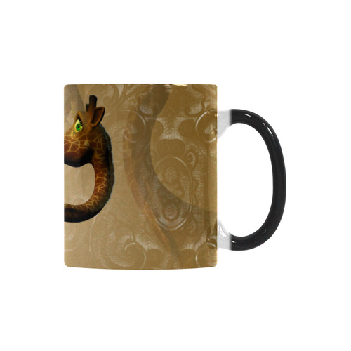Little frightened giraffe Custom Morphing Mug