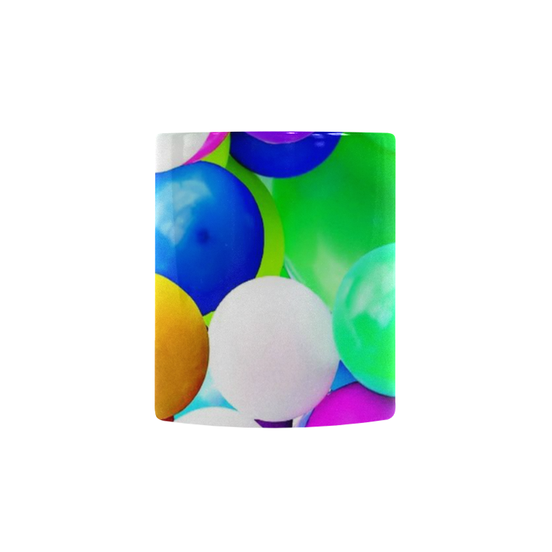 Celebrate with balloons 1 Custom Morphing Mug