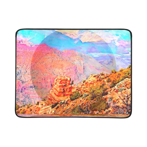 Grand Canyon by Nico Bielow Beach Mat 78"x 60"