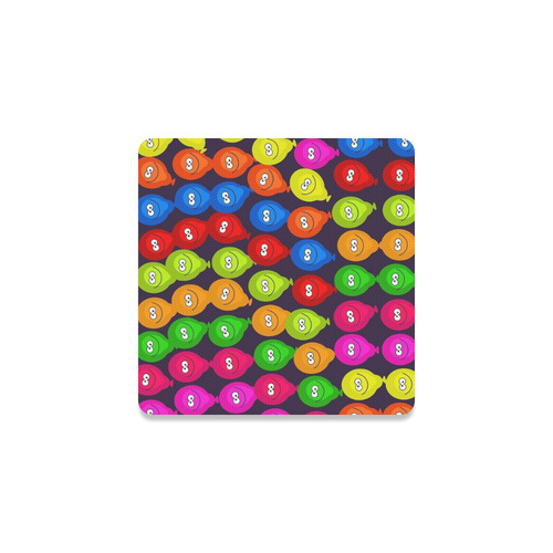 Funny balloons Square Coaster