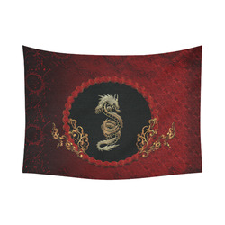 The chinese dragon Cotton Linen Wall Tapestry 80"x 60"