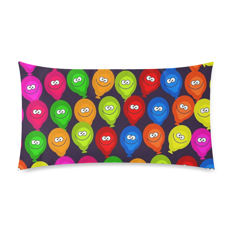 Funny balloons Rectangle Pillow Case 20"x36"(Twin Sides)