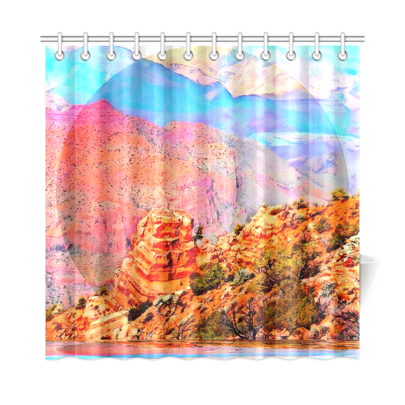 Grand Canyon by Nico Bielow Shower Curtain 72"x72"