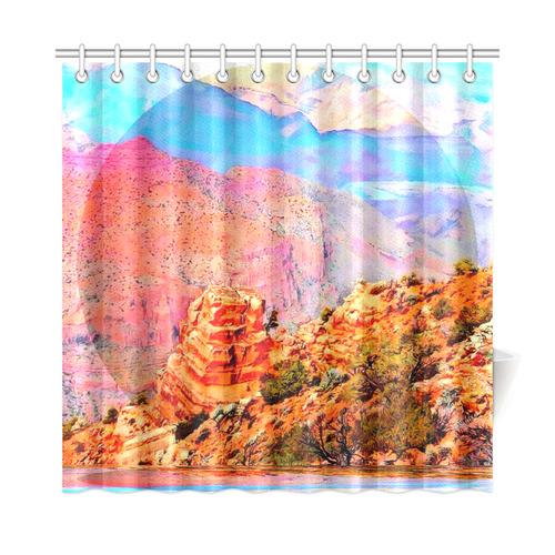 Grand Canyon by Nico Bielow Shower Curtain 72"x72"