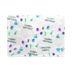 happy Birthday, white Custom NoteBook A5