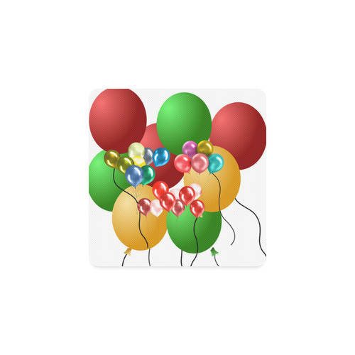 Celebrate with balloons 2 Square Coaster