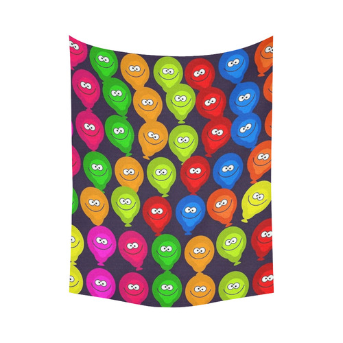Funny balloons Cotton Linen Wall Tapestry 60"x 80"
