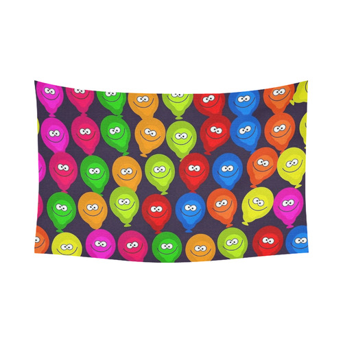 Funny balloons Cotton Linen Wall Tapestry 90"x 60"