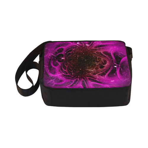 Abstract design in purple colors Classic Cross-body Nylon Bags (Model 1632)