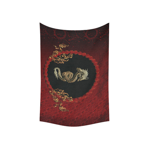 The chinese dragon Cotton Linen Wall Tapestry 60"x 40"
