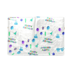 happy Birthday, white Custom NoteBook B5