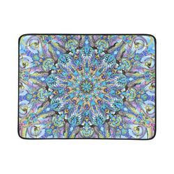 mandala 6 Beach Mat 78"x 60"