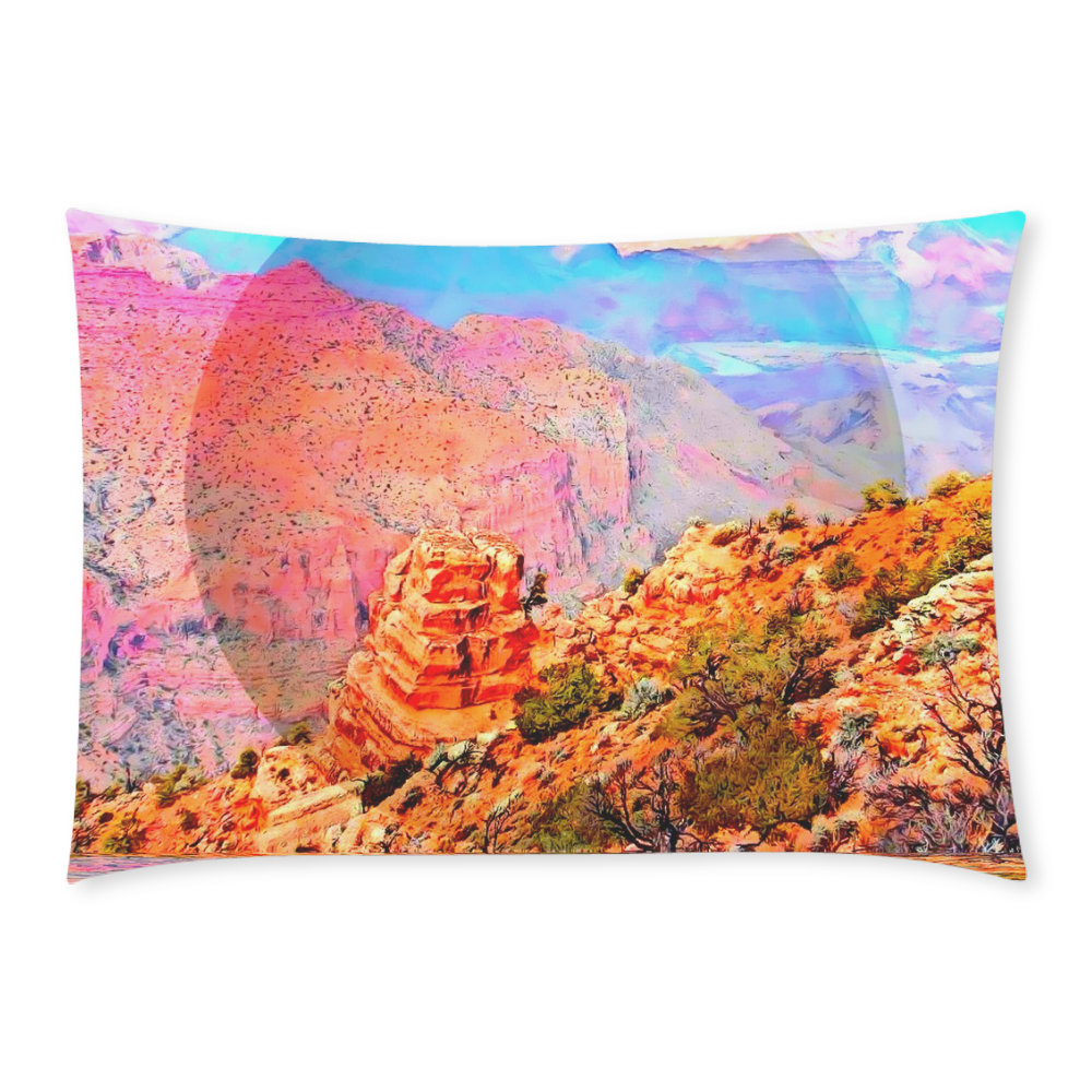 Grand Canyon by Nico Bielow Custom Rectangle Pillow Case 20x30 (One Side)
