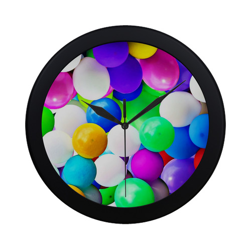 Celebrate with balloons 1 Circular Plastic Wall clock