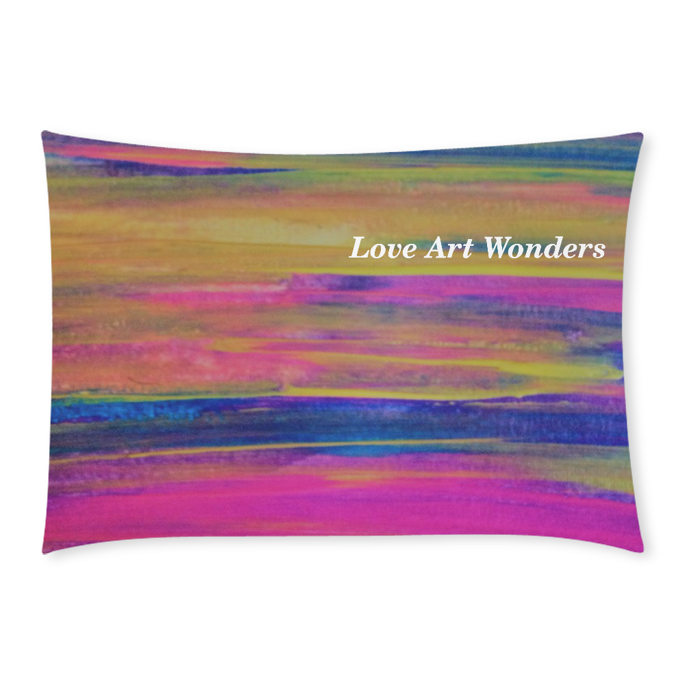 sunset wonder Custom Rectangle Pillow Case 20x30 (One Side)