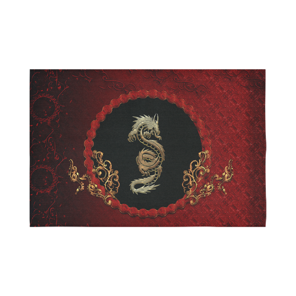 The chinese dragon Cotton Linen Wall Tapestry 90"x 60"