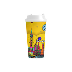 Shanghai / 上海 Popart by Nico Bielow Double Wall Plastic Mug