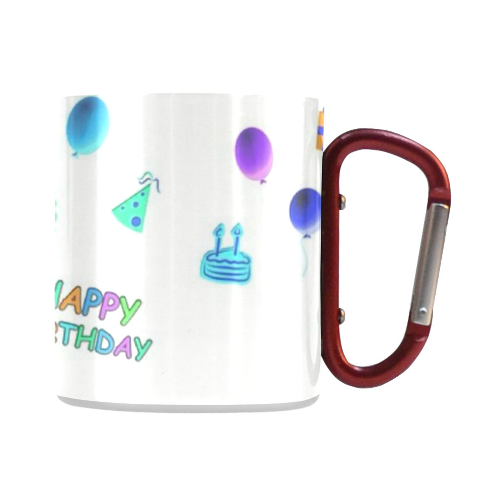 happy Birthday, white Classic Insulated Mug(10.3OZ)