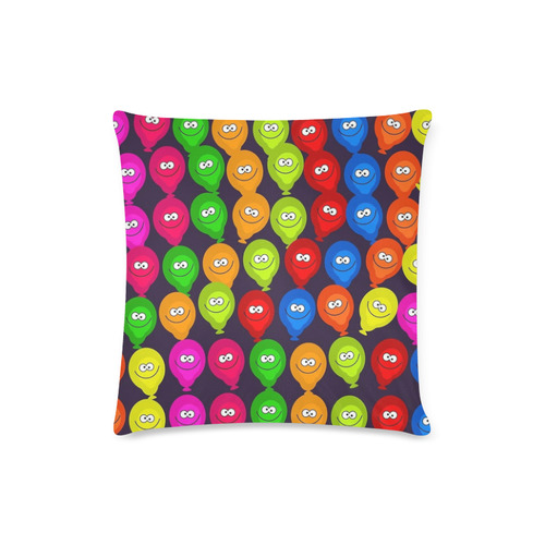Funny balloons Custom Zippered Pillow Case 16"x16"(Twin Sides)