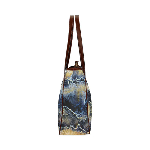Space Universe Marbling Classic Tote Bag (Model 1644)