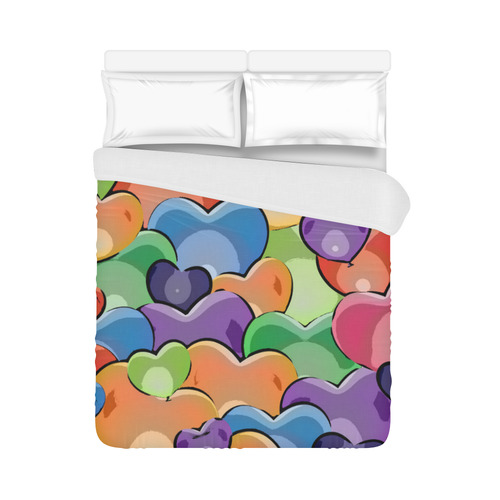 Funny_Hearts_20161205_by_Feelgood Duvet Cover 86"x70" ( All-over-print)