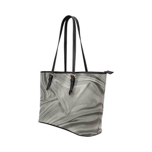Silver Leather Tote Bag/Large (Model 1651)