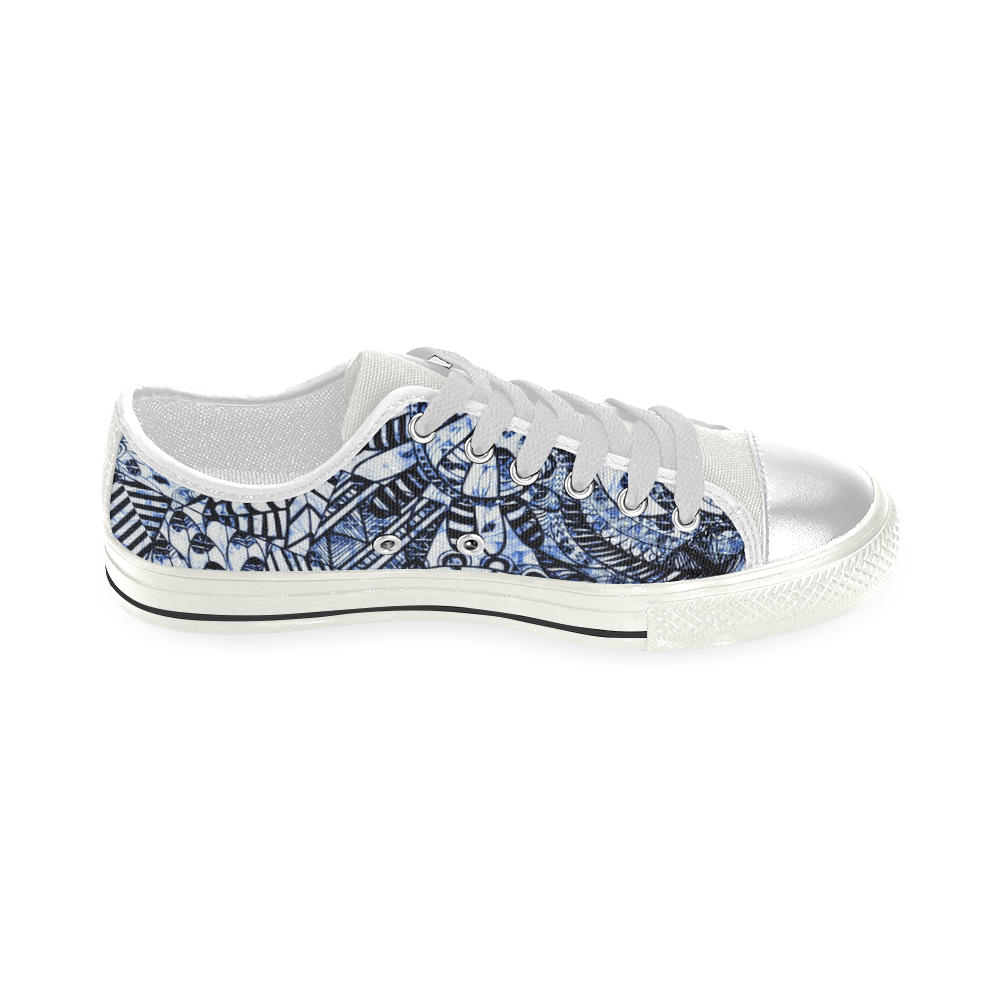 zentangle Mix 1216B by FeelGood Canvas Women's Shoes/Large Size (Model 018)