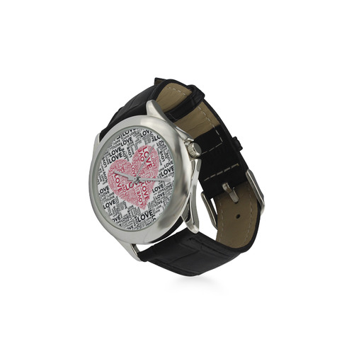 Love Heart Women's Classic Leather Strap Watch(Model 203)