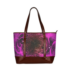 Abstract design in purple colors Tote Handbag (Model 1642)