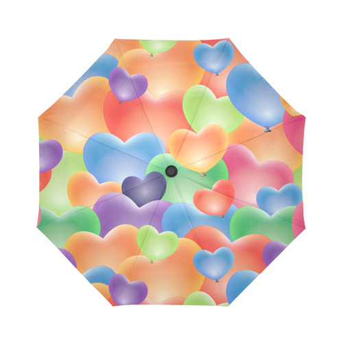 Funny_Hearts_20161204_by_Feelgood Auto-Foldable Umbrella (Model U04)