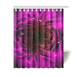 Abstract design in purple colors Shower Curtain 60"x72"