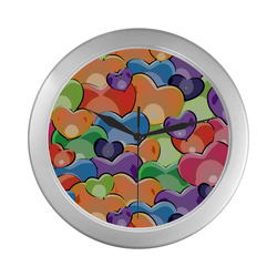Funny_Hearts_20161205_by_Feelgood Silver Color Wall Clock