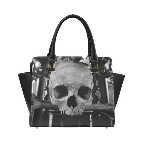 skull-HALLOWEEN Classic Shoulder Handbag (Model 1653)