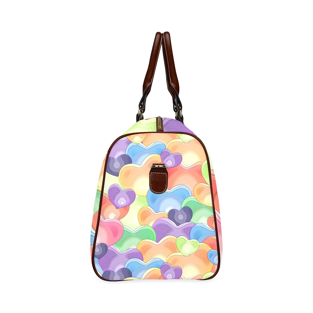 Funny_hearts_20161201_by_Feelgood Waterproof Travel Bag/Large (Model 1639)