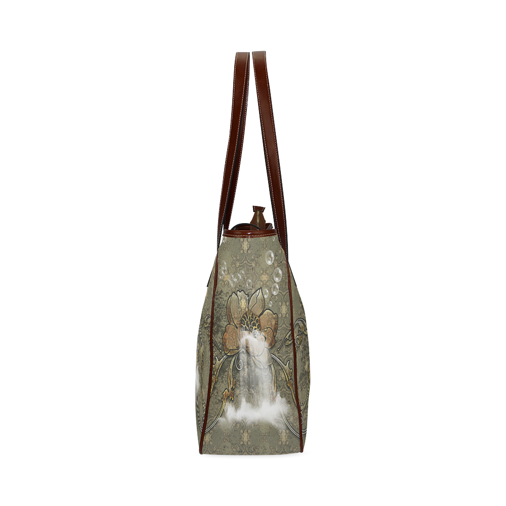 Noble flower design Classic Tote Bag (Model 1644)
