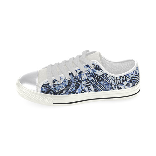zentangle Mix 1216B by FeelGood Canvas Women's Shoes/Large Size (Model 018)