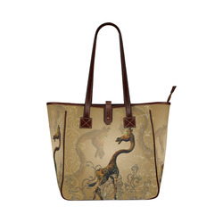 Little frightened giraffe Classic Tote Bag (Model 1644)