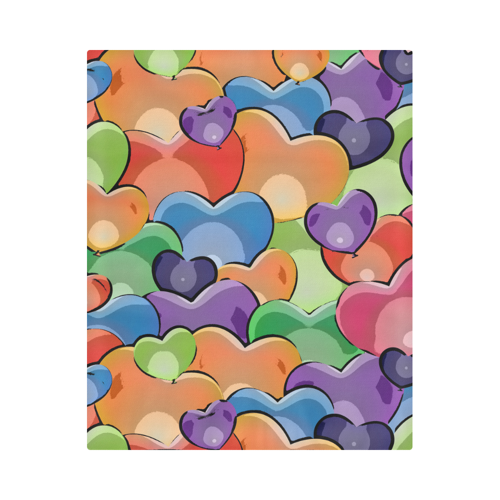 Funny_Hearts_20161205_by_Feelgood Duvet Cover 86"x70" ( All-over-print)