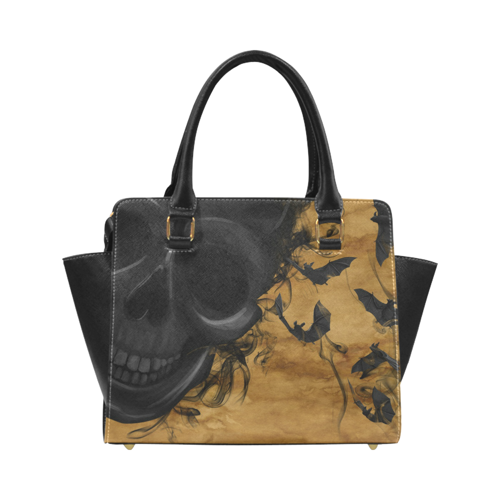 skull-and-Halloween Classic Shoulder Handbag (Model 1653)