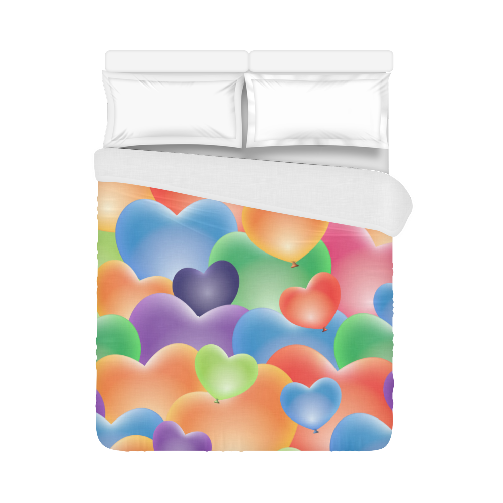 Funny_Hearts_20161204_by_Feelgood Duvet Cover 86"x70" ( All-over-print)