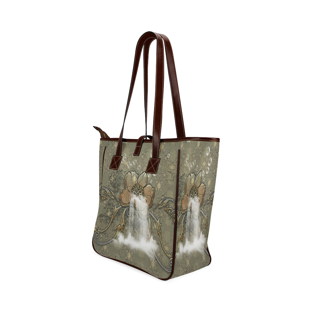 Noble flower design Classic Tote Bag (Model 1644)