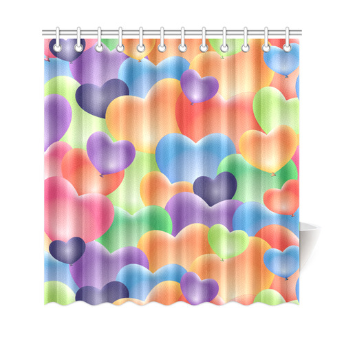 Funny_Hearts_20161202_by_FeelGood Shower Curtain 69"x72"