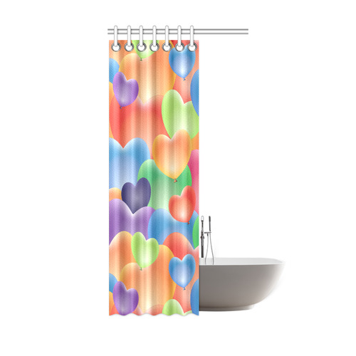 Funny_Hearts_20161204_by_Feelgood Shower Curtain 36"x72"