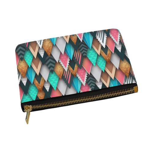 Crazy Abstract Design Carry-All Pouch 12.5''x8.5''